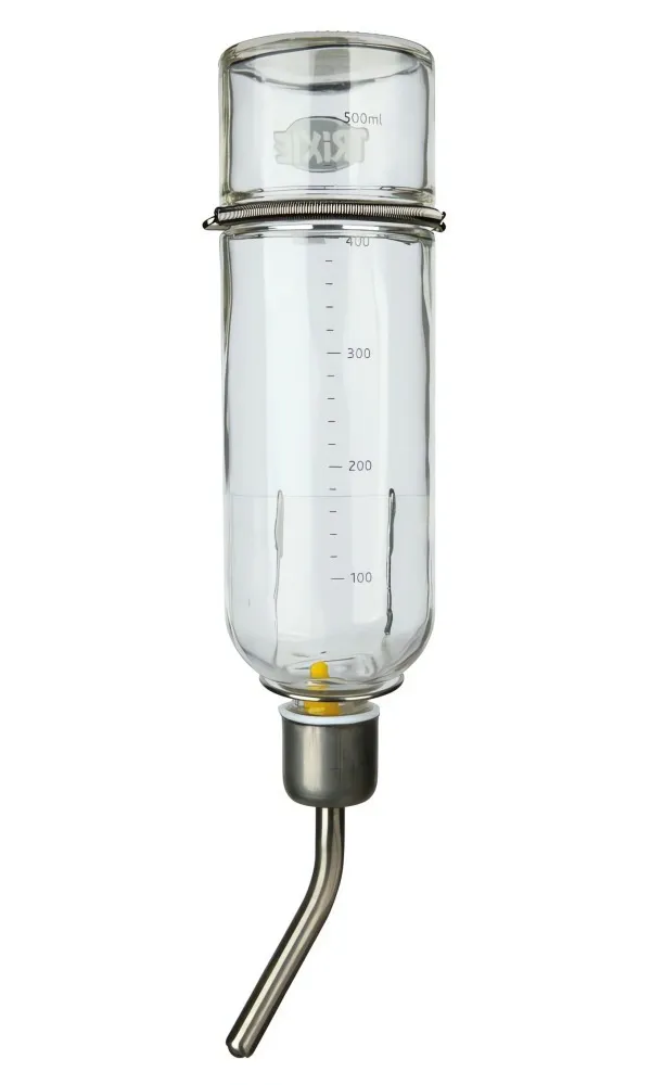 Skleněná napáječka pro činčily 500 ml s úchytem na klec TRIXIE