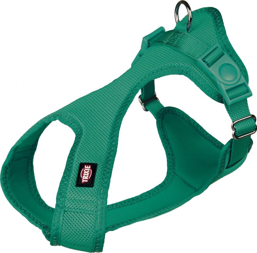 Soft postroj, jemný, vypolstrovaný XXS-XS 28-40 cm/15 mm - černý TRIXIE