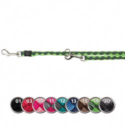 Vodítko CAVO kulaté prodlužovací S-M  2m/12 mm,  - fuchsie/grafit