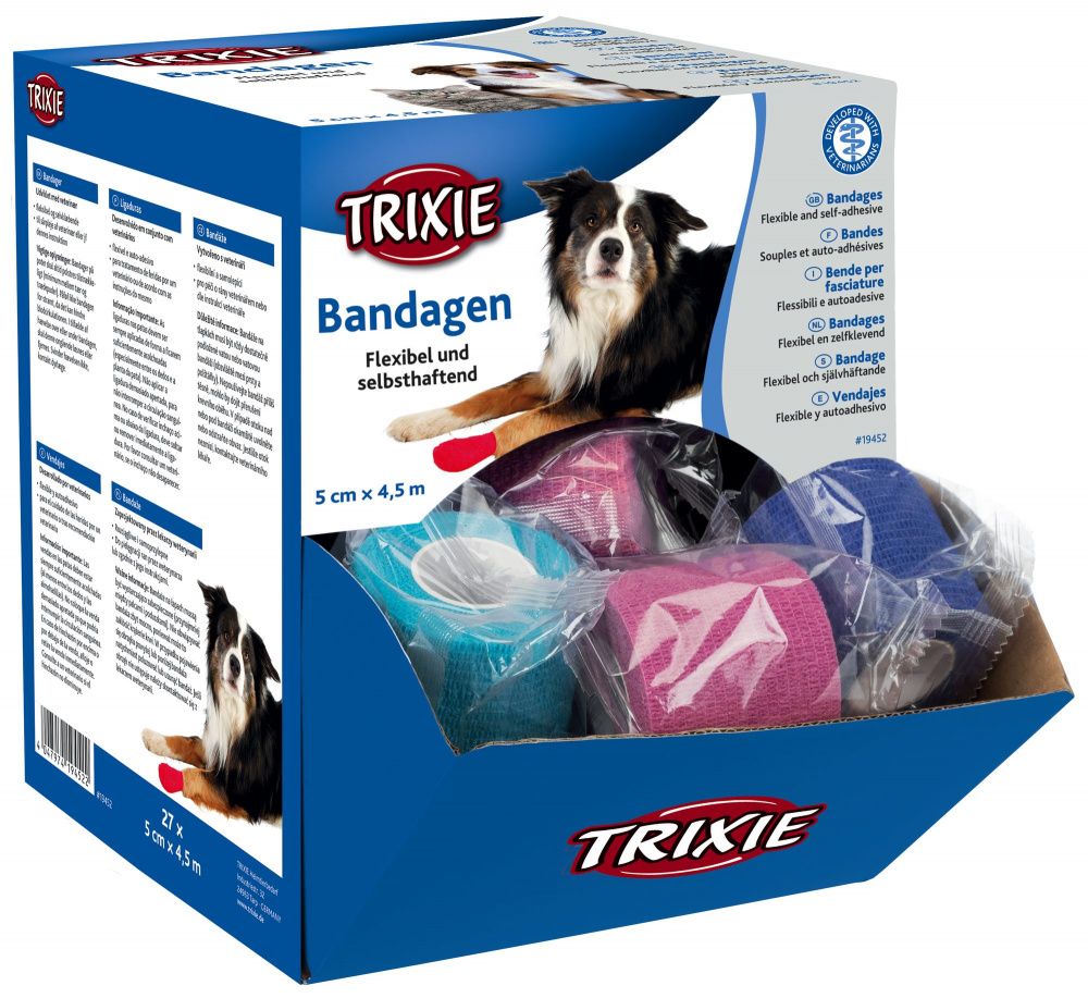Samodržící bandážové obinadlo s hořkou přísadou 5 cm/4,5 m TRIXIE