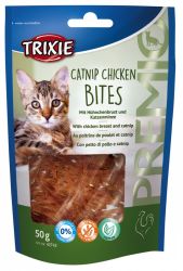 Premio CATNIP CHICKEN BITES kuřecí kousky s catnipem 50 g