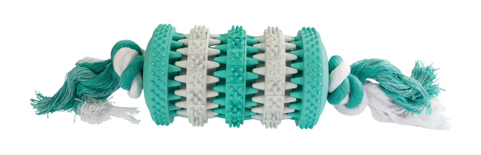 Dentální péče mátový Roller s bavlněným lanem 26cm HipHop HipHop Dog
