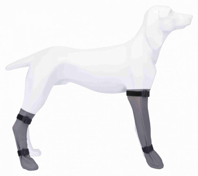 Ochranná silikonová ponožka 10cm/40cm (L) šedá TRIXIE