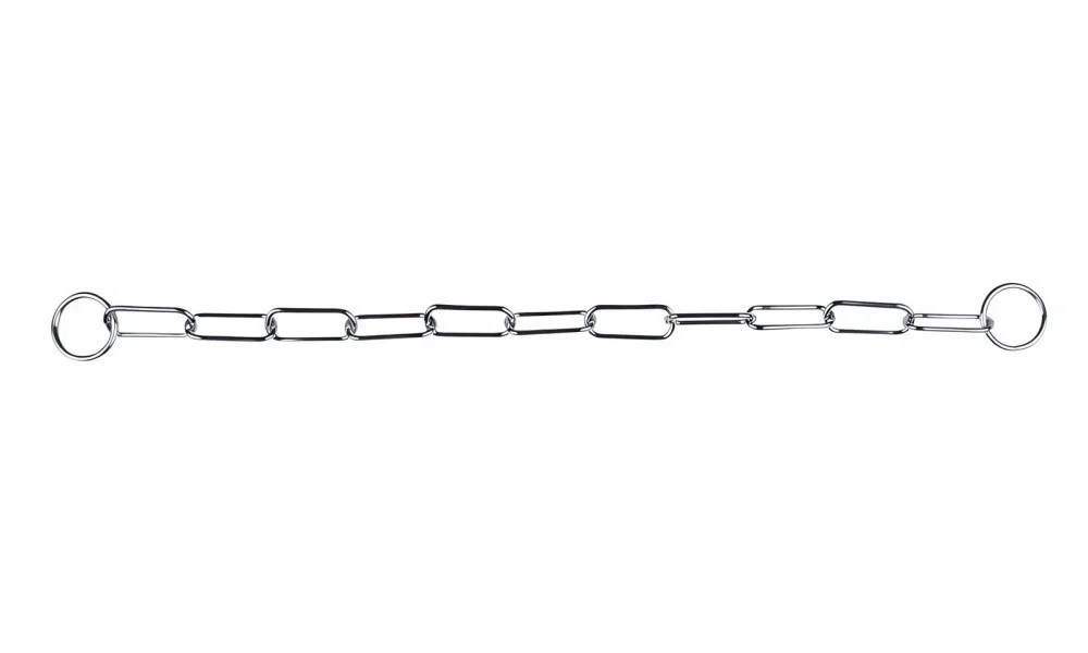 Stahovací obojek jednořadý velká oka 54cm/4mm TRIXIE