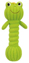 Dumpbell Frog, žába/činka, latex se zvukem, 18cm