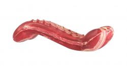 Antibakteriální dentální kost s vůní slaniny HipHop přírodní guma 16,5 cm