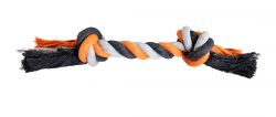 Uzel HipHop bavlněný 2 knoty 20 cm / 55 g šedá, tm.šedá, oranžová