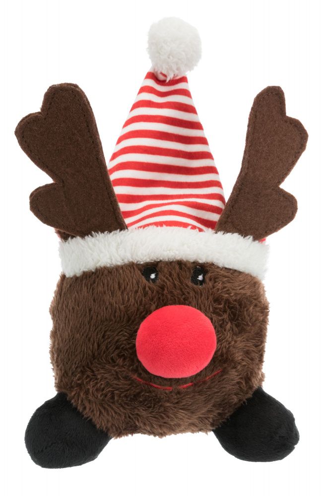Vánoční plyšový míček Santa Claus/Sob/Sněhulák 18–29 cm TRIXIE