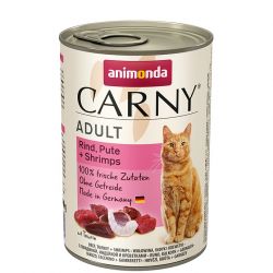 ANIMONDA konzerva CARNY Adult - hovězí, krůta, ráčci 400g