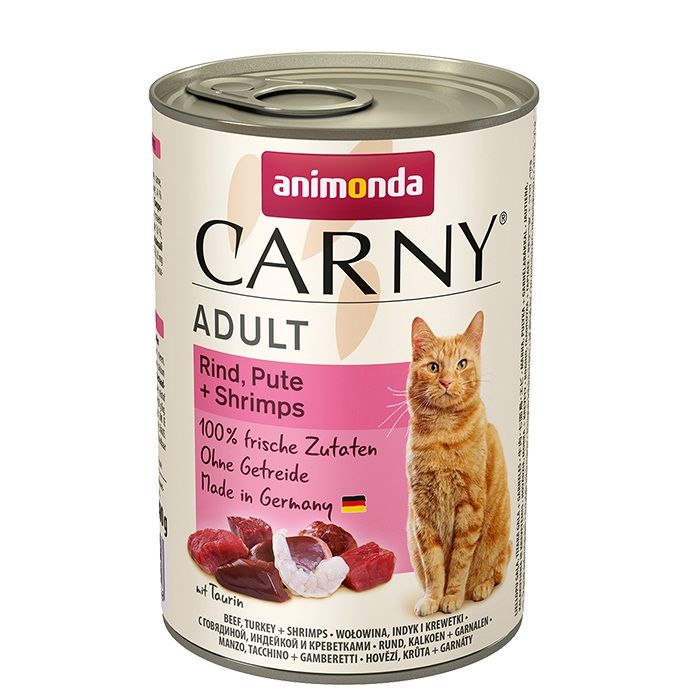 ANIMONDA konzerva CARNY Adult - hovězí, krůta, ráčci 400g