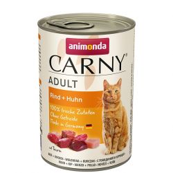 ANIMONDA konzerva CARNY Adult- hovězí, kuřecí 400g