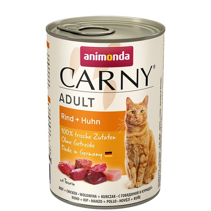 ANIMONDA konzerva CARNY Adult- hovězí, kuřecí 400g