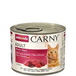 ANIMONDA konzerva CARNY Adult- hovězí, srdce 200g