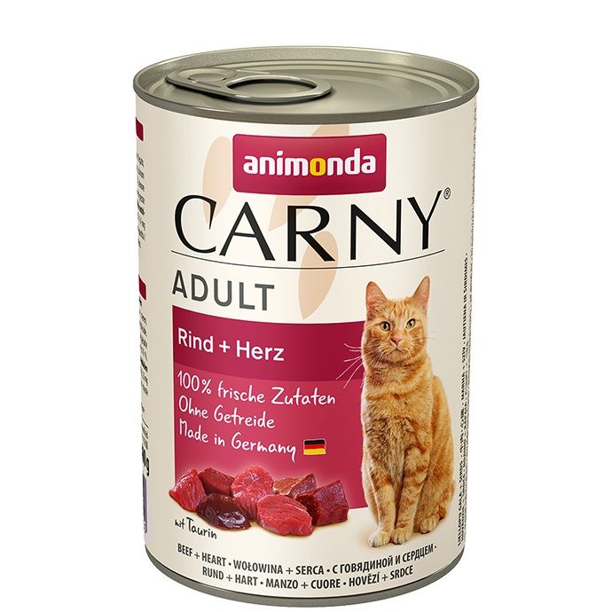 ANIMONDA konzerva CARNY Adult- hovězí, srdce 400g