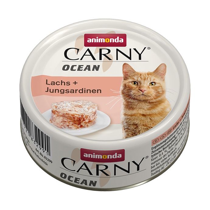ANIMONDA konzerva CARNY Ocean- losos + sardinky 80g