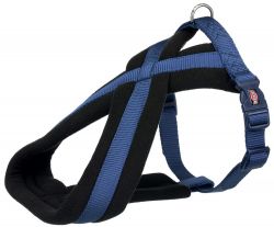 Nylonový postroj PREMIUM podšitý 26-38cm/10mm (XS),  - indigo