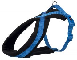Nylonový postroj PREMIUM podšitý 40-60cm/20mm (S-M), - královská modrá TRIXIE