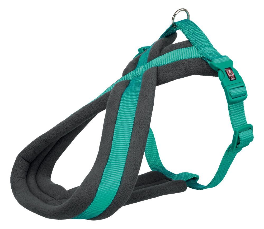 Nylonový postroj PREMIUM podšitý 40-60cm/20mm (S-M), - oceán TRIXIE
