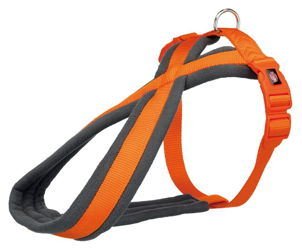 Nylonový postroj PREMIUM podšitý 40-60cm/20mm (S-M), - papaya TRIXIE
