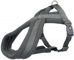 Nylonový postroj PREMIUM podšitý 60-90cm/25mm (L), - grafit TRIXIE