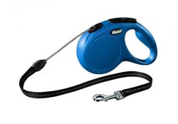 Flexi New Classic M šňůra 5 m, max. 20kg, - modrá