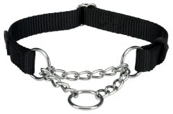 Nylonový polostahovák PREMIUM 30-40cm/15mm (S-M),  - černá