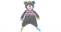 JUNIOR plyšový medvídek s šustící fólií,  28 cm