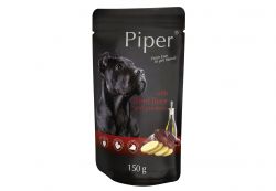 PIPER s hovězími játry a bramborami, kapsička pro psy 150 g