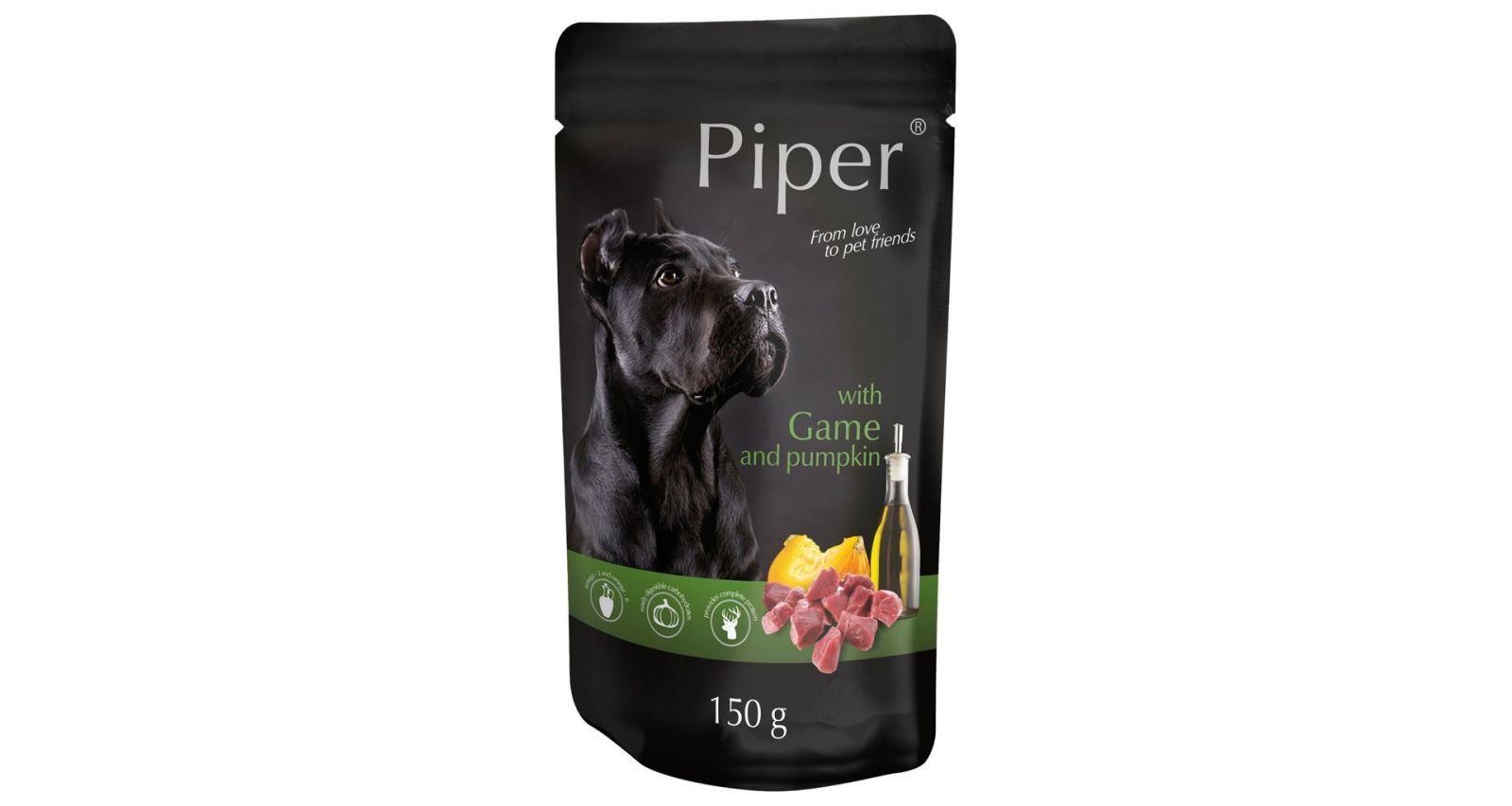PIPER se zvěřinou a dýní, kapsička pro psy 150 g