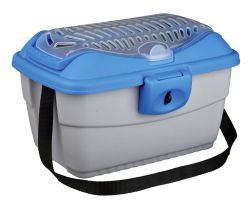 Transportní kufřík MINI CAPRI40x22x30cm max. do 2kg TRIXIE,  - modro/šedá