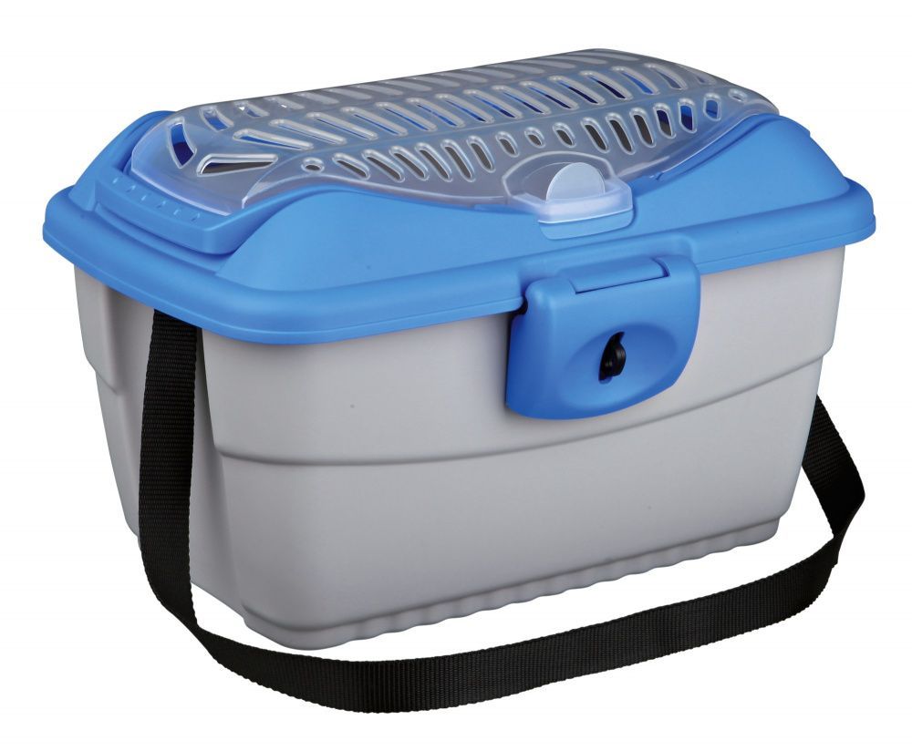 Transportní kufřík MINI CAPRI40x22x30cm max. do 2kg TRIXIE, - modro/šedá