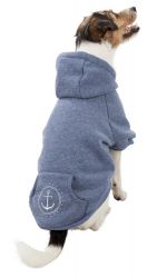 BE NORDIC Flensburg mikina s kapucí, XS: 30 cm, modrá TRIXIE