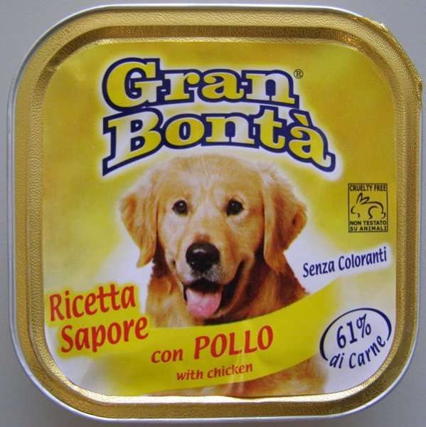 GRAN BONTA paštika s kuřecím masem pro psy 150g Monge