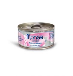 MONGE DOG NATURAL kuřecí maso s hovězím pro psy 95 g