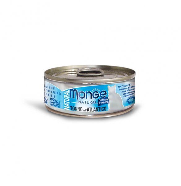 MONGE NATURAL atlantický tuňák pro kočky 80 g