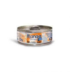 MONGE NATURAL tuňák s lososem pro kočky 80 g